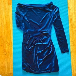 Dynamite Chrome Blue Dress